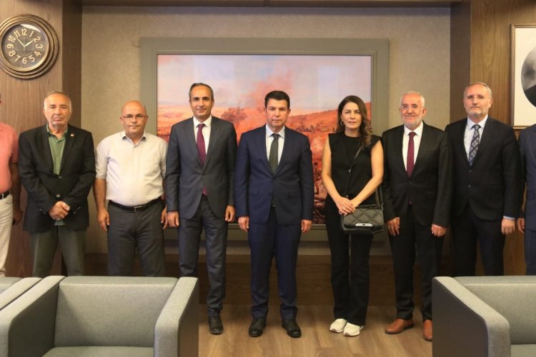 GGC'den Emniyet Müdürü Özcan'a ziyaret GGC'den Emniyet Müdürü Özcan'a ziyaret