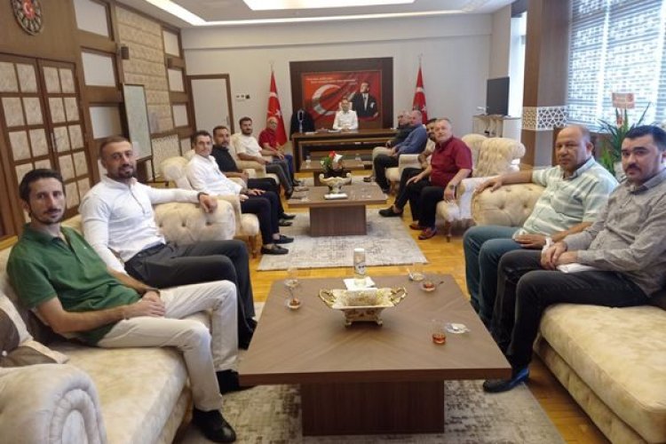 CHP'den Kaymakam Uğurlu'ya Ziyareti