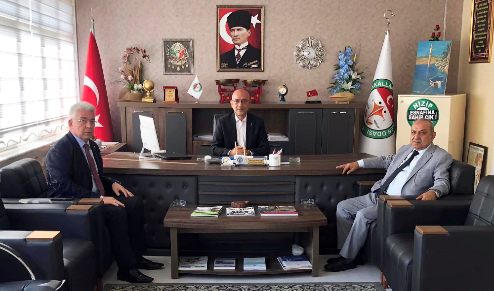 NTO Nizip Bakkallar ve Sebzeciler Odası’nı Ziyaret Etti