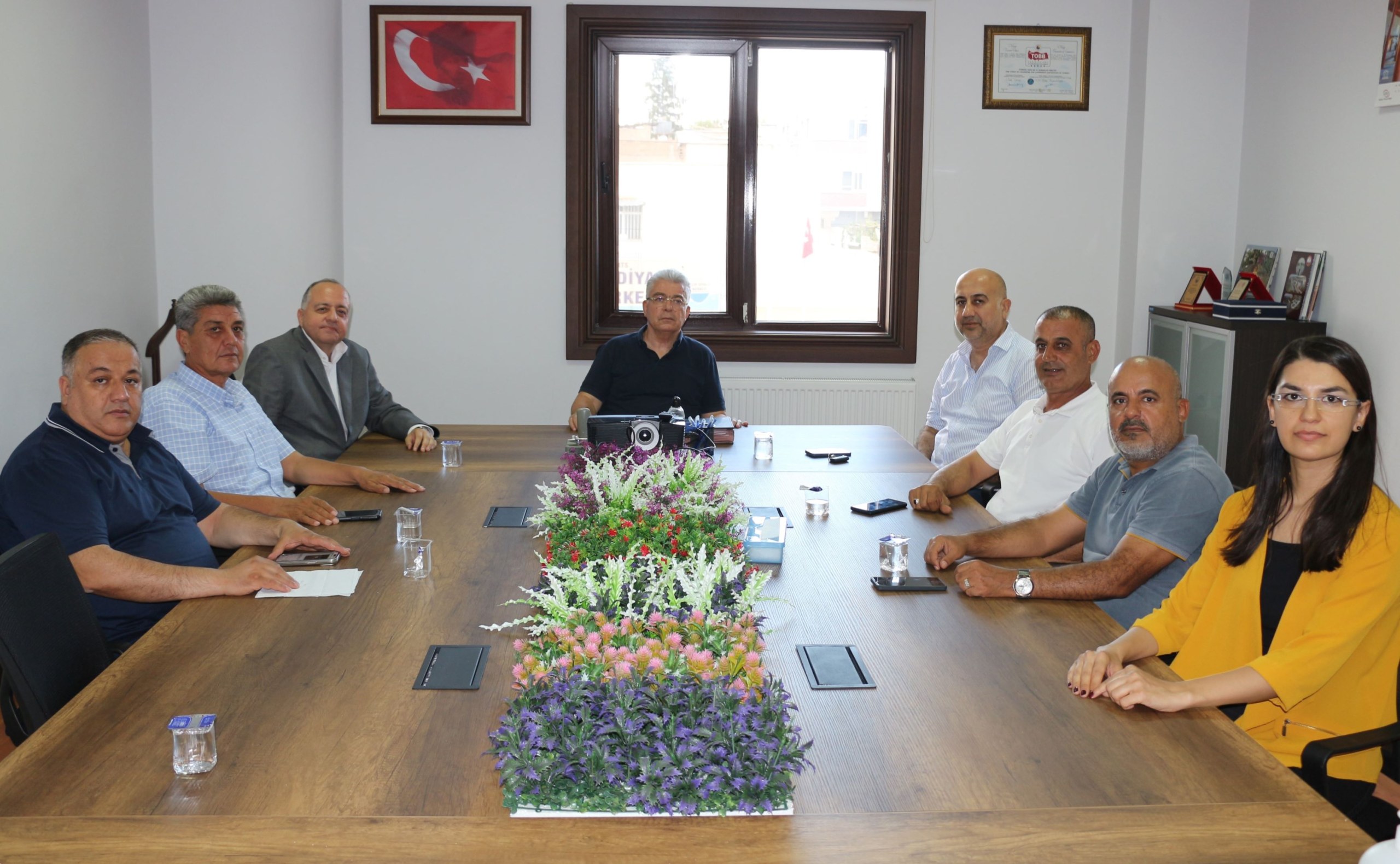 Nizip SGK Müdürü Sinan Bayram'dan Nizip Ticaret Odasına Veda Ziyareti