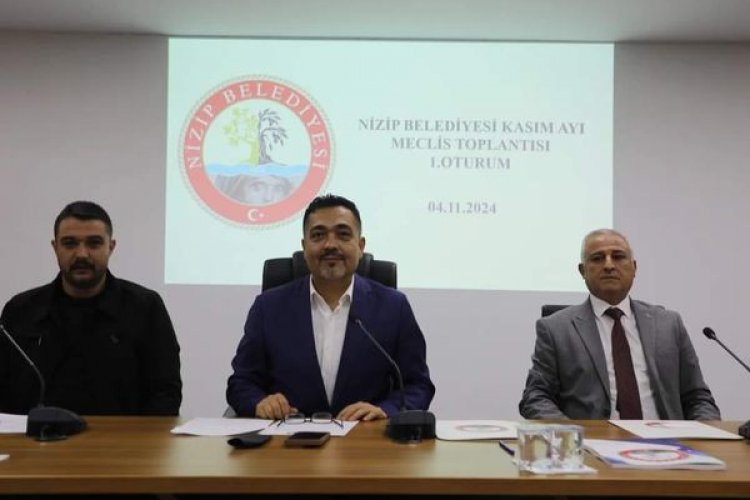 Nizip Belediyesi Kasım Ayı Meclis Toplantısı Gerçekleşti