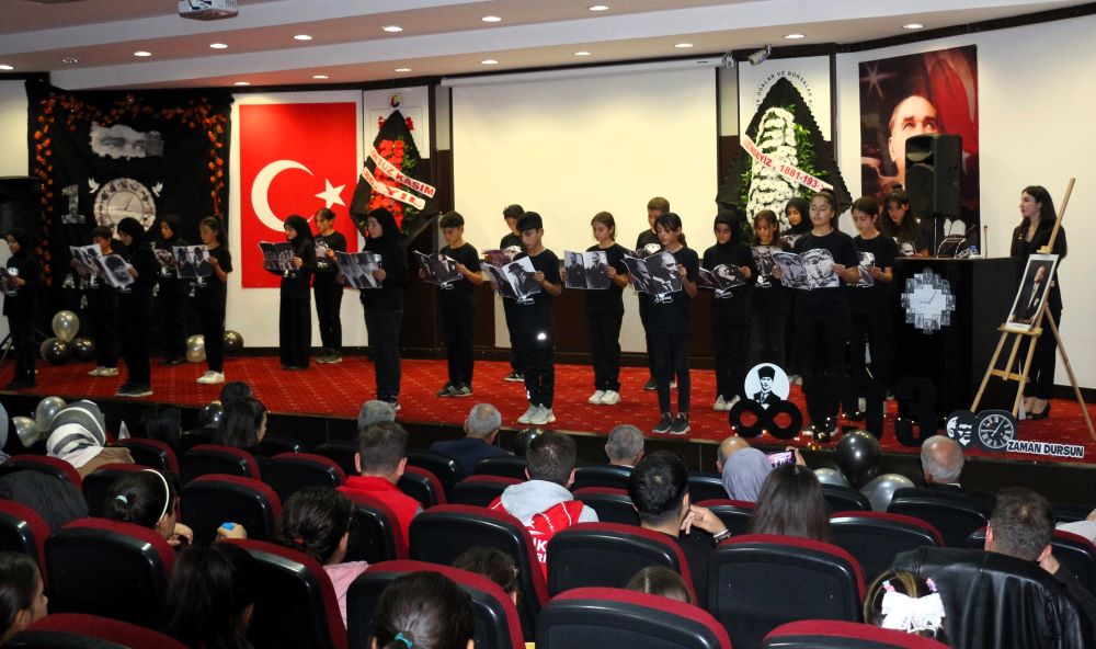 NTO'da Tatlıcak Ortaokulu'nun 10 Kasım Atatürk'ü Anma Etkinliği Düzenledi