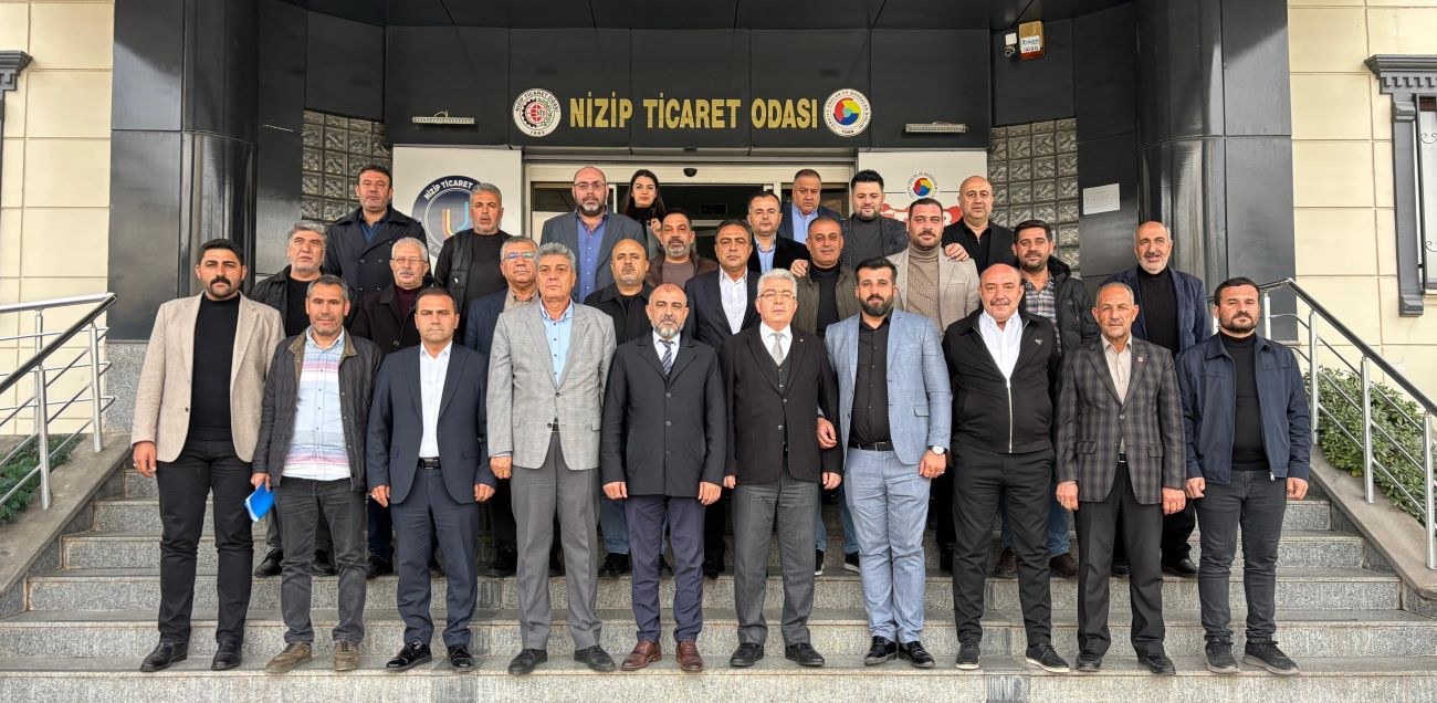AKP Nizip İlçe Yönetiminden Nizip Ticaret Odasına İadeyi Ziyaret