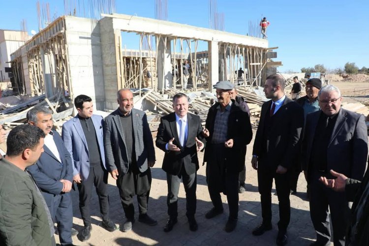 Başkan Ali Doğan, Gürbaşak Kırsal Mahallede Cami İnşaatını İnceledi Başkan Ali Doğan, Gürbaşak Kırsal Mahallede Cami İnşaatını İnceledi