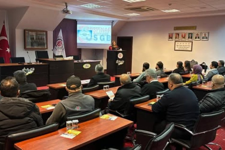 NTO’da İş Sağlığı ve Güvenliği Mevzuatına Dair Bilgilendirme Semineri Düzenlendi NTO’da İş Sağlığı ve Güvenliği Mevzuatına Dair Bilgilendirme Semineri Düzenlendi