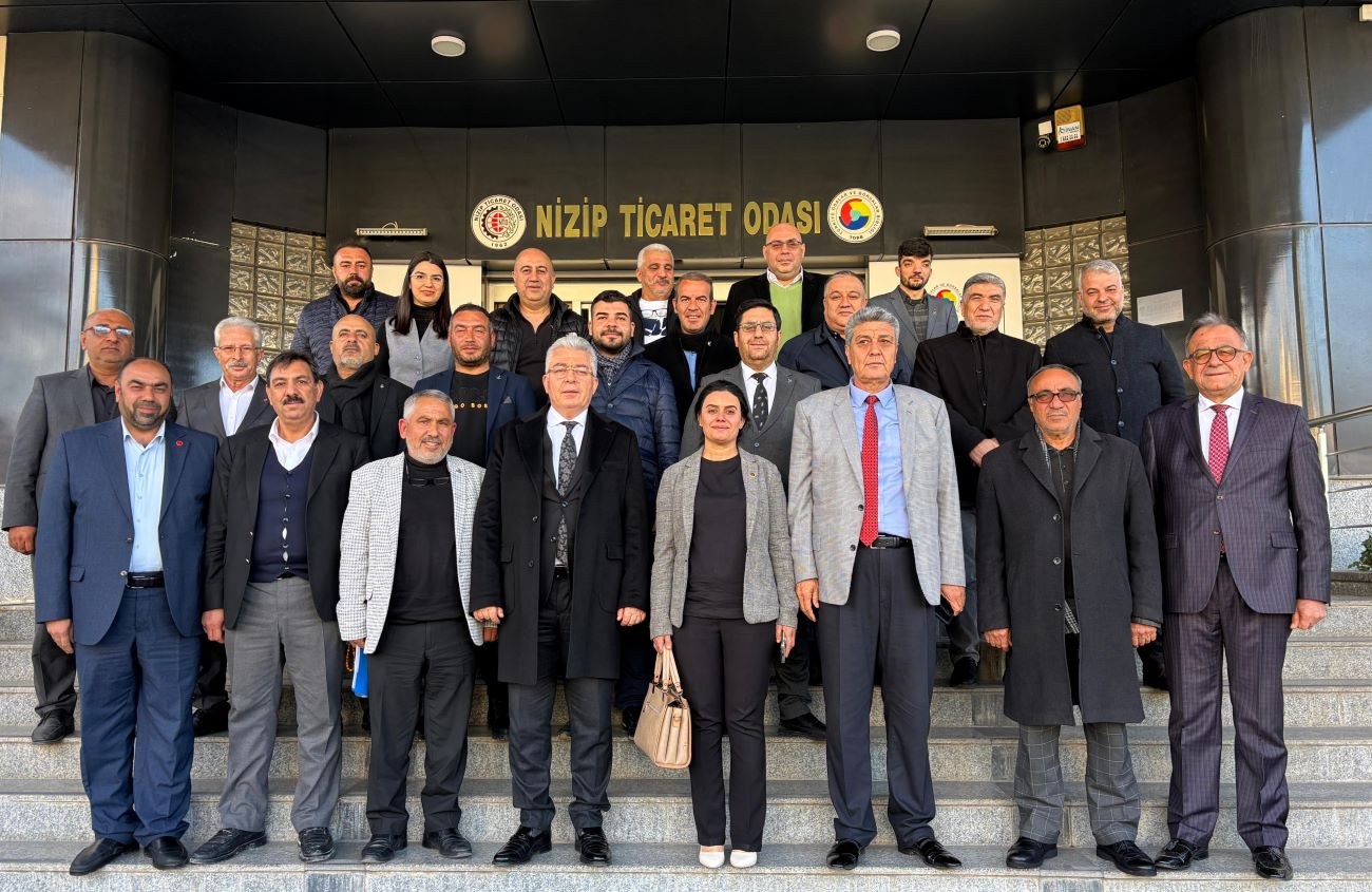 Yeniden Refah Partisi Nizip İlçe Başkanı Abdullah Kılıçparlar ve Heyetinden Nizip Tic