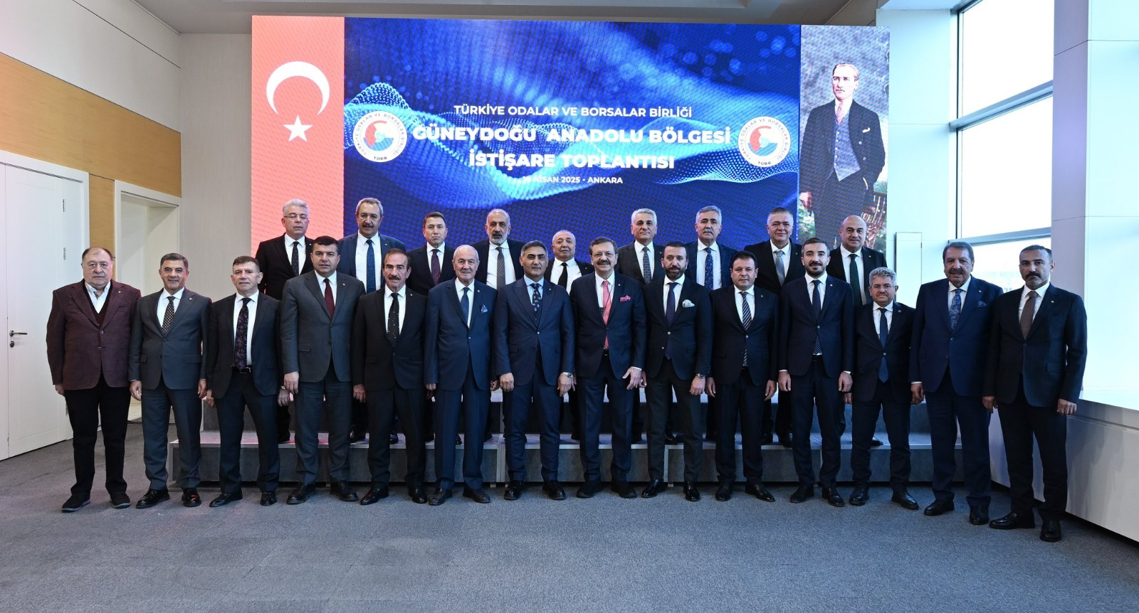 NTO Başkanı Mehmet Özyurt, Güneydoğu Anadolu Oda ve Borsa Başkanları İstişare Toplant