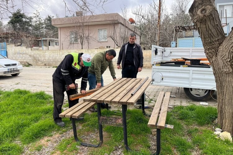 Belkıs Kırsal Mahallesi’nde Belediyeden Temizlik ve Onarım Çalışması