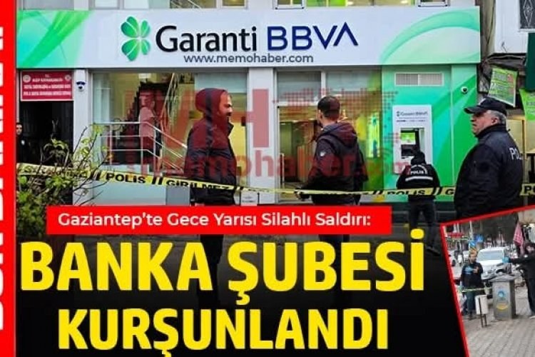 Nizip’te Gece Yarısı Silahlı Saldırı: Banka Şubesi Kurşunlandı Nizip’te Gece Yarısı Silahlı Saldırı: Banka Şubesi Kurşunlandı