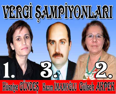 2006 Yılı Vergi Rekortmenleri Belirlendi