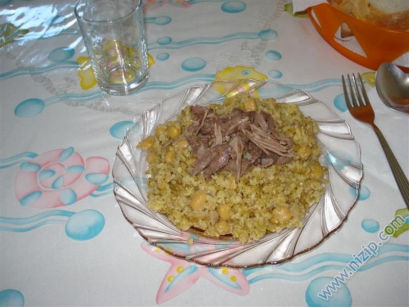 Etli Firik Pilavı