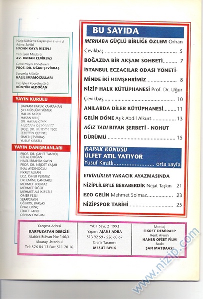 Karpuzatan Dergisi 1994