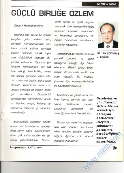 Karpuzatan Dergisi 1994