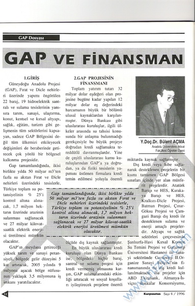 Karpuzatan Dergisi 1996