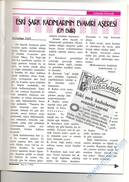 Karpuzatan Dergisi 1996