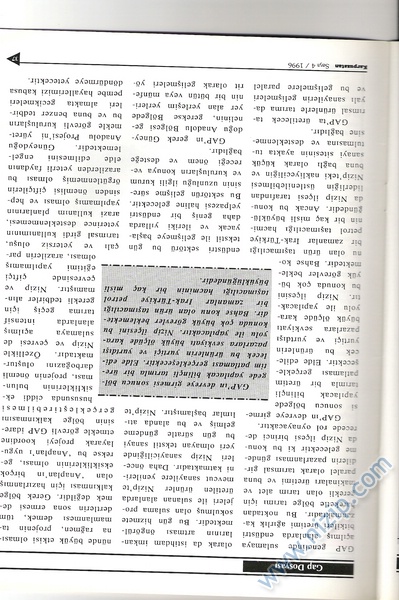 Karpuzatan Dergisi 1996