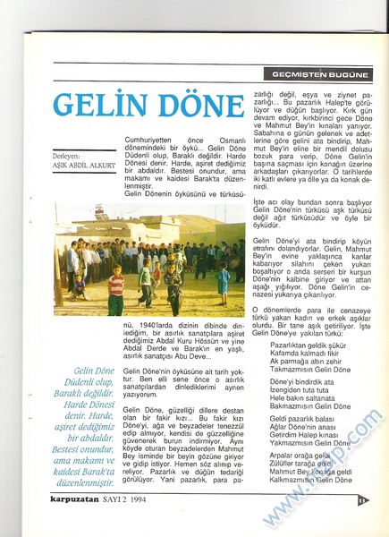 Karpuzatan Dergisi 1994