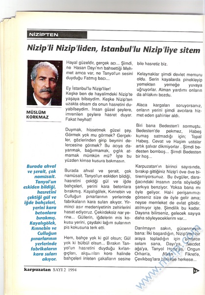 Karpuzatan Dergisi 1994