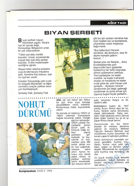 Karpuzatan Dergisi 1994
