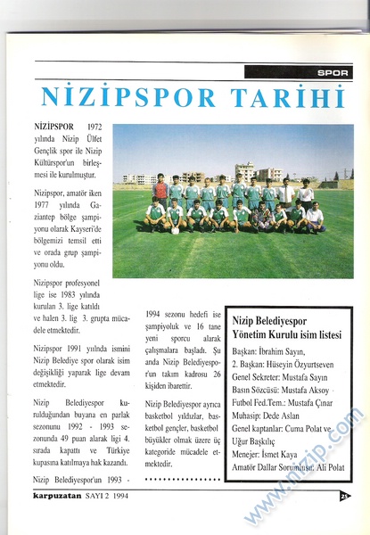 Karpuzatan Dergisi 1994