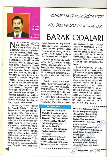 Karpuzatan Dergisi 1995