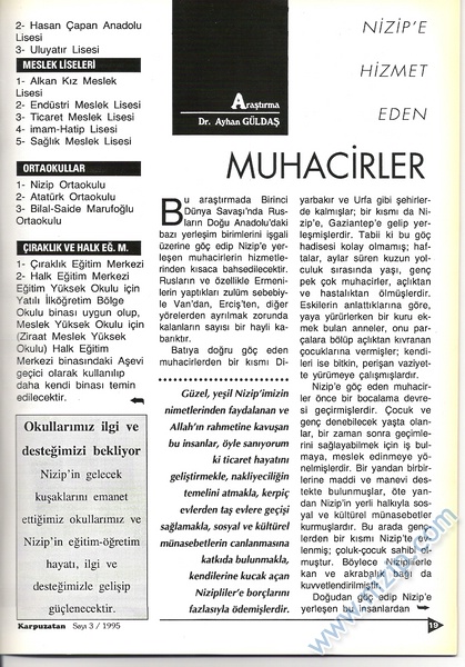 Karpuzatan Dergisi 1995