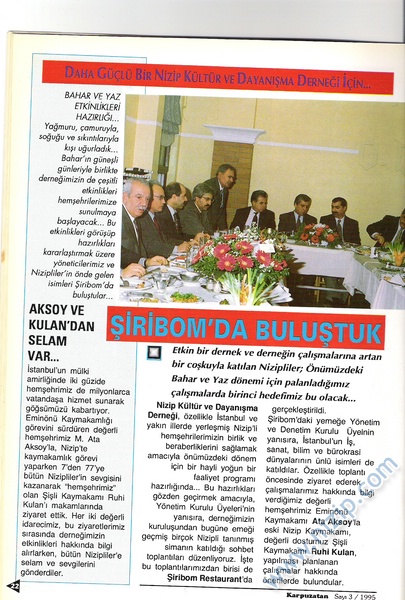 Karpuzatan Dergisi 1995