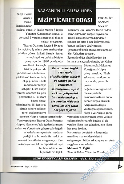 Karpuzatan Dergisi 1995