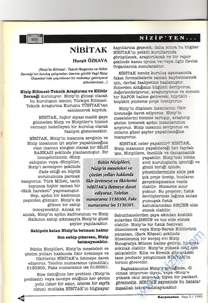 Karpuzatan Dergisi 1995