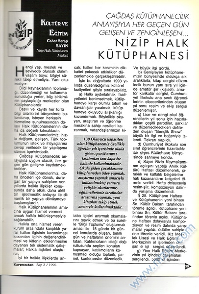 Karpuzatan Dergisi 1995