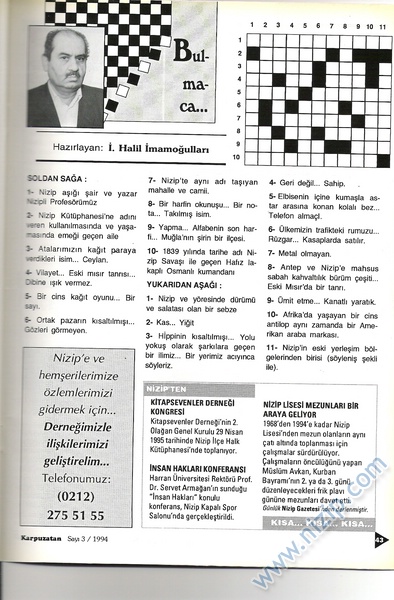 Karpuzatan Dergisi 1995