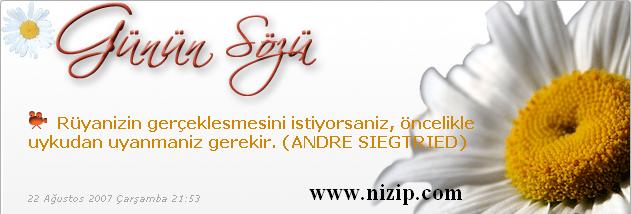GÜNÜN SÖZÜ  (Nasihat Sözleri ile birleştirildi...)