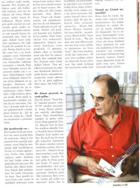 Kemal Cengizle Sanatsal bir söyleşi