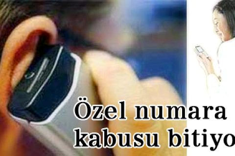 Cep'te gizli numaraya son