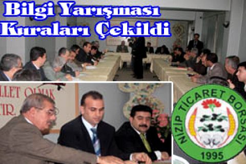 Bilgi yarışması kuraları çekildi