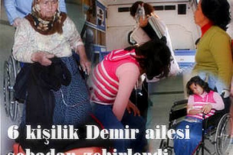 6 Kişilik aile sobadan zehirlendi