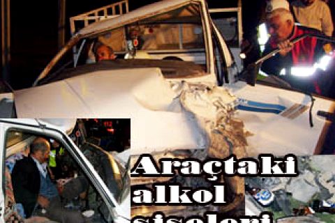 E-90'da yine kaza.1 yaralı