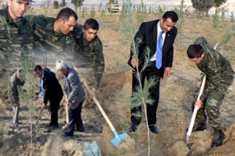 Karkamış'ta ağaç dikme seferberliği