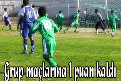 2 maç + 1 puan = grup maçları