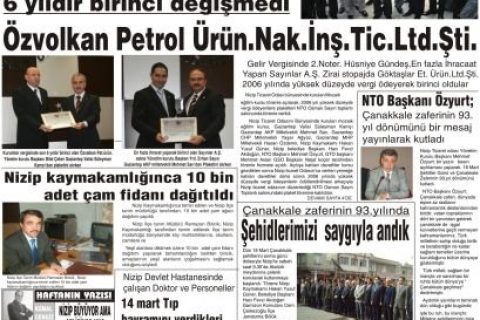 19 mart 2008 yeşil nizip gazetesi