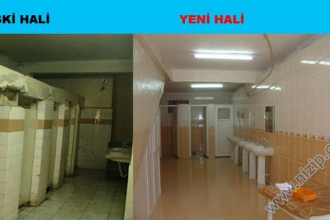 Metin Özmen camii Wc leri yenilendi