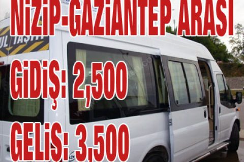 Nizip-Gaziantep arası dolmuş rezaleti