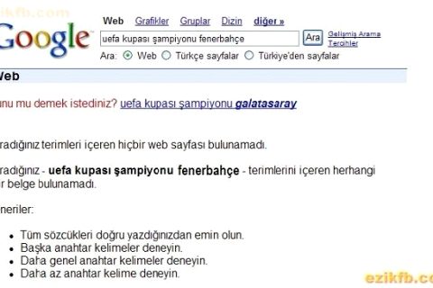 Uefa kupası şampiyonu fenerbahçe