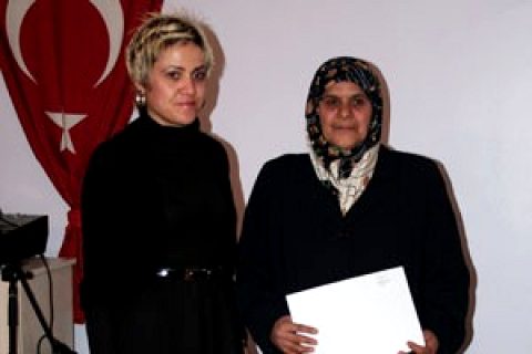 NHEM'de Okuma-Yazma Sertifika Töreni Yapıldı