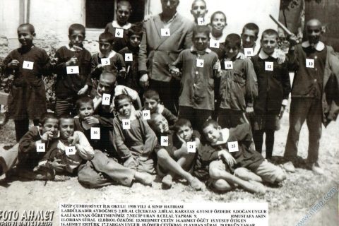 1958 Cumhuriyet İlkokulu 4.sınıf