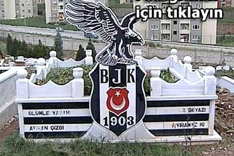 Böyle olur fanatik taraftarın mezarı!