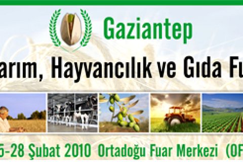 Gaziantep Tarım, Hayvancılık ve Gıda Fuarı 25 Şubat 2010 perşembe günü