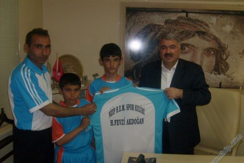 Halk Eğitim Spor Teknik Heyeti, Akdoğan’ı Ziyaret Etti