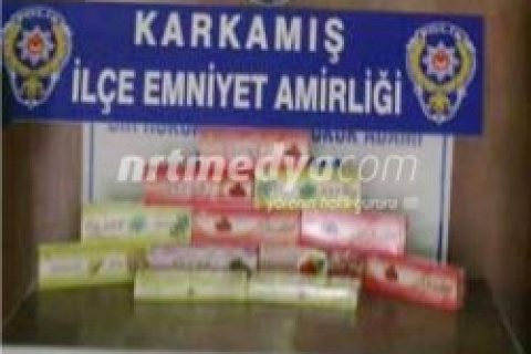 Karkamış'ta Nargile Tütünü Kaçakçılığı