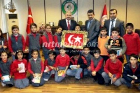 Öğrencilerden, Başkan Akdoğan'a Ziyaret